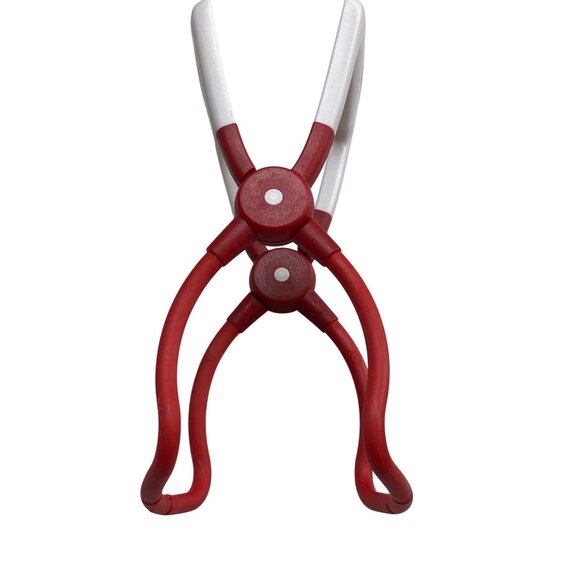 Farberware Canning  Jar Lifter Grip Red White Utensil Tool - Picture 1 of 6